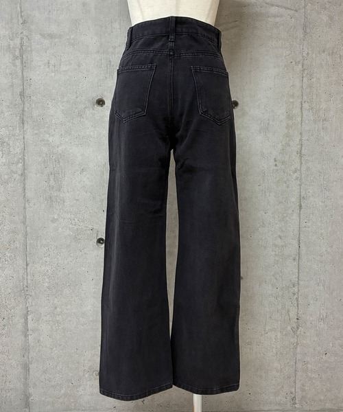 GLAMOROUS JANE(グラマラスジェーン)の「ウォッシュ切替BKデニムPT(デニムパンツ・レディース・ブラック・S/M/L)」の9枚目の写真