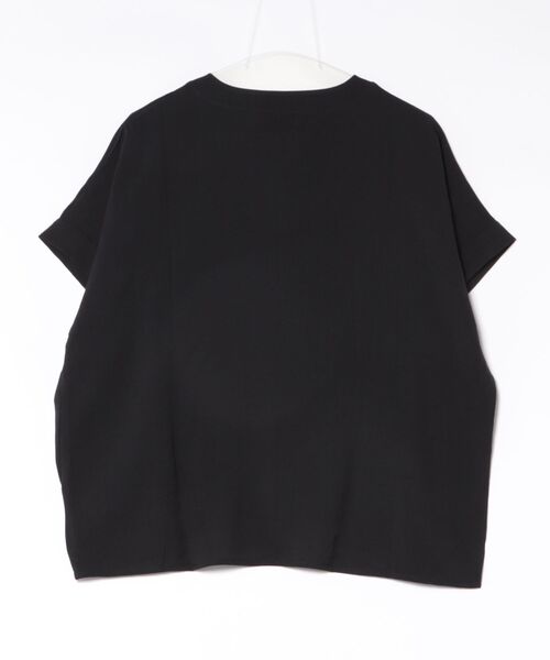 Bou Jeloud(ブージュルード)の「麻ライクキーネックプルオーバー(Tシャツ/カットソー・レディース・レッド/ブラック/ブルー/イエロー・FREE)」の17枚目の写真