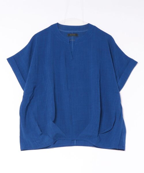 Bou Jeloud(ブージュルード)の「麻ライクキーネックプルオーバー(Tシャツ/カットソー・レディース・レッド/ブラック/ブルー/イエロー・FREE)」の18枚目の写真
