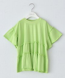 CIAOPANIC TYPY（チャオパニックティピー）の「【KIDS】《パルクロ・ZOZO限定》ピグメントティアードフリル半袖TEE（Tシャツ/カットソー）」
