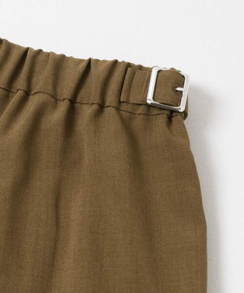ITEMS URBANRESEARCH(アイテムズ アーバンリサーチ)の「『イージーケア/接触冷感/UVカット』SMOOTH LINEN TOUCH ワイドパンツ(その他パンツ・レディース・ベージュ/ブラウン/グリーン/チャコールグレー・FREE)」の22枚目の写真