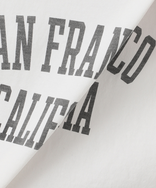 JOURNAL STANDARD relume(ジャーナルスタンダード レリューム)の「《追加》カットオフワイドロゴTee(Tシャツ/カットソー・レディース・グレー/ブラウン/ホワイト・FREE)」の6枚目の写真