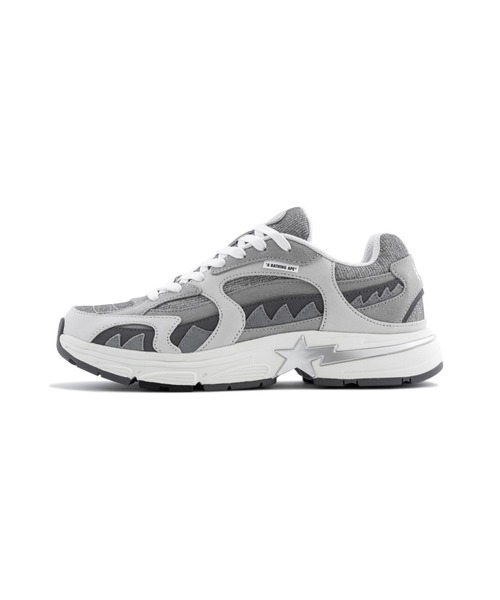 A BATHING APE（アベイシングエイプ）の「BAPE SHARK STA #1（スニーカー・レディース・ゴールド/シルバー・6/5）」の3枚目の写真