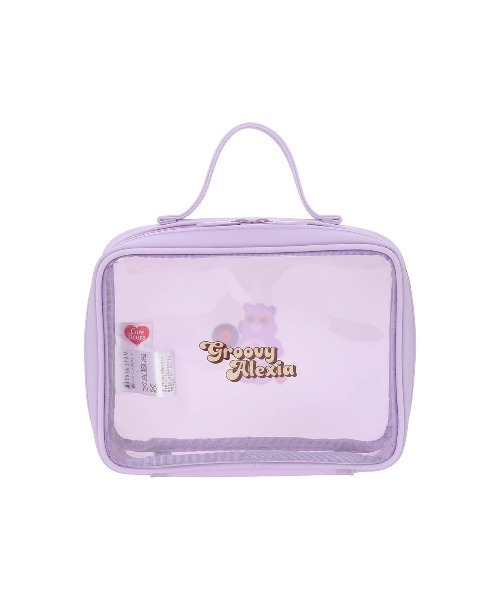 ALEXIA STAM（アリシアスタン）の「[Care Bears x ALEXIA STAM] Clear Pouch /ケアベアコラボ クリアポーチ（ポーチ・レディース・ピンク/イエロー/パープル・FREE）」の8枚目の写真