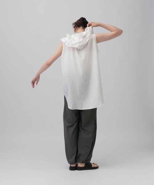 LEPSIM(レプシィム)の「イージータックバルーンパンツ 740399(その他パンツ・レディース・チャコールグレー/ベージュ/アイボリー・FREE)」の16枚目の写真