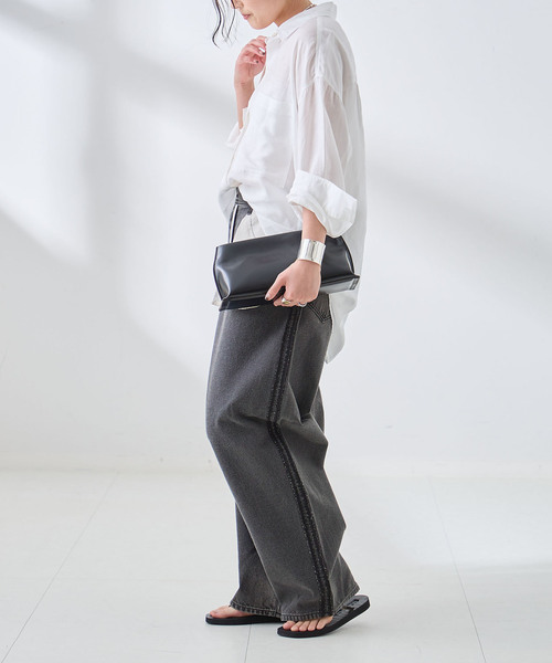 Lee（リー）の「《追加》別注 INSCRIRE*LEE*L'ESSAGE COWBOY/RIDERSPANTS デニム（デニムパンツ・レディース・サックスブルー/ブラック系その他・MEDIUM/SMALL/X-SMALL/LARGE）」の16枚目の写真