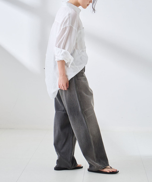 Lee（リー）の「《追加》別注 INSCRIRE*LEE*L'ESSAGE COWBOY/RIDERSPANTS デニム（デニムパンツ・レディース・サックスブルー/ブラック系その他・MEDIUM/SMALL/X-SMALL/LARGE）」の17枚目の写真