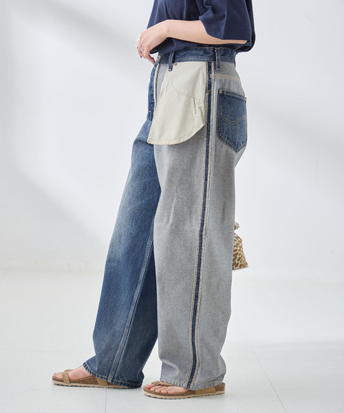 Lee（リー）の「《追加》別注 INSCRIRE*LEE*L'ESSAGE COWBOY/RIDERSPANTS デニム（デニムパンツ・レディース・サックスブルー/ブラック系その他・MEDIUM/SMALL/X-SMALL/LARGE）」の19枚目の写真