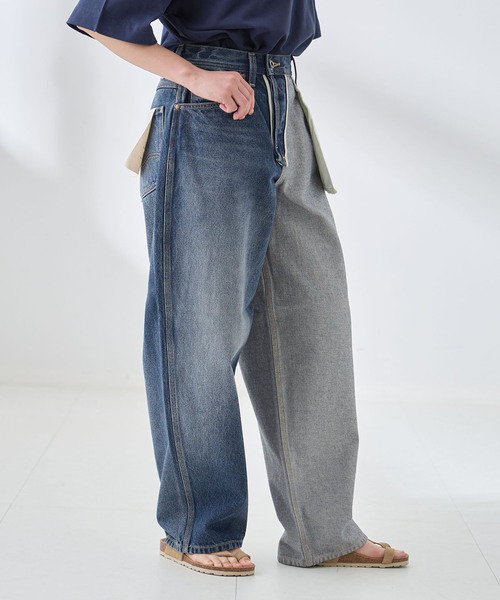 Lee（リー）の「《追加》別注 INSCRIRE*LEE*L'ESSAGE COWBOY/RIDERSPANTS デニム（デニムパンツ・レディース・サックスブルー/ブラック系その他・MEDIUM/SMALL/X-SMALL/LARGE）」の20枚目の写真