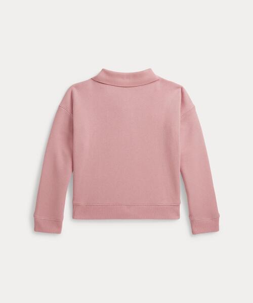 POLO RALPH LAUREN CHILDRENSWEAR（ポロ ラルフ ローレン チルドレンズウェア）の「ロゴ テリー ポロ スウェットシャツ（スウェット・キッズ・ピンク・4/6/3）」の2枚目の写真