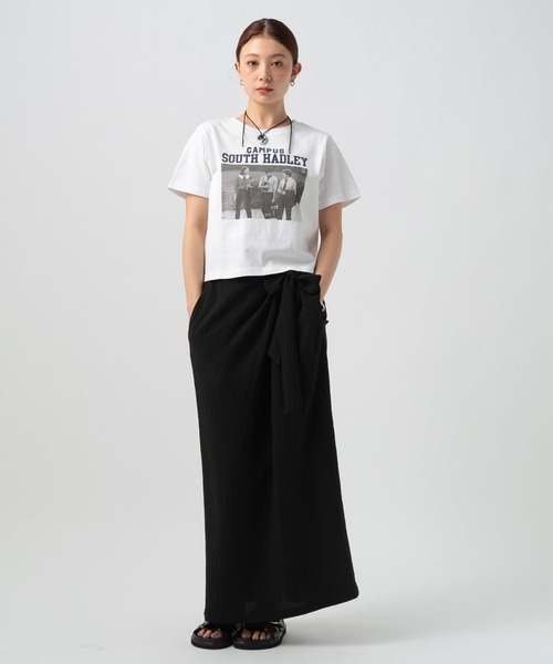 BAYFLOW（ベイフロー）の「コンパクトフォトプリントTシャツ（Tシャツ/カットソー・レディース・レッド/ネイビー/グリーン・FREE）」の19枚目の写真