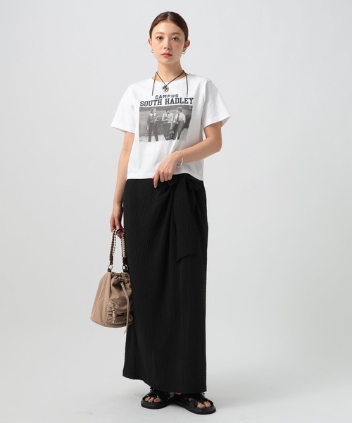 BAYFLOW（ベイフロー）の「コンパクトフォトプリントTシャツ（Tシャツ/カットソー・レディース・レッド/ネイビー/グリーン・FREE）」の18枚目の写真