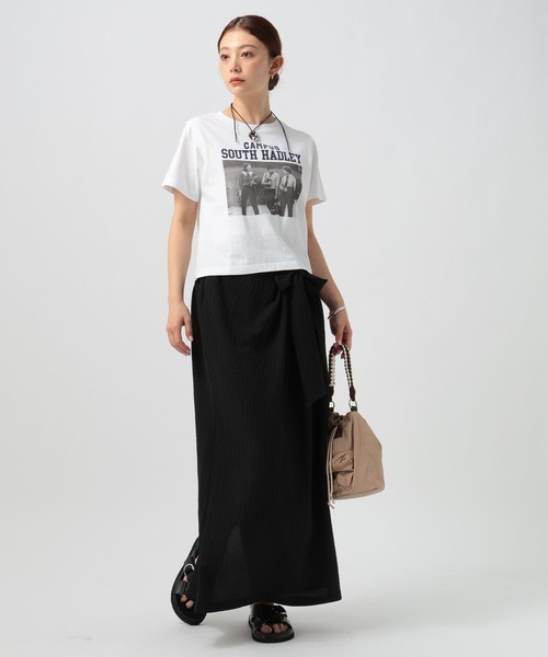 BAYFLOW（ベイフロー）の「コンパクトフォトプリントTシャツ（Tシャツ/カットソー・レディース・レッド/ネイビー/グリーン・FREE）」の17枚目の写真