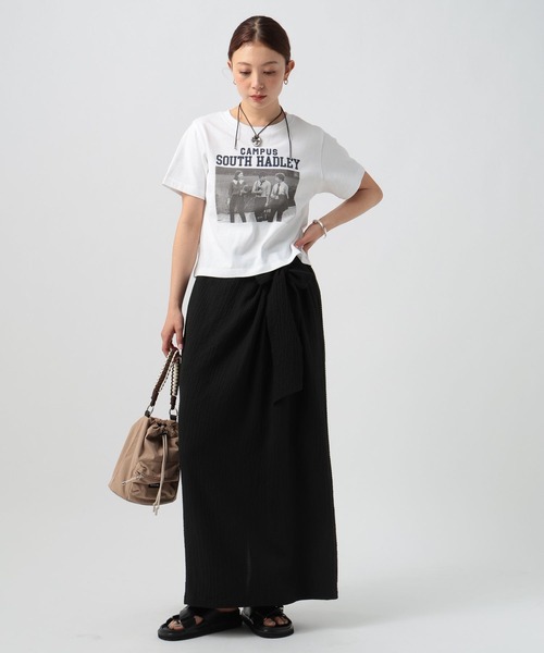 BAYFLOW（ベイフロー）の「コンパクトフォトプリントTシャツ（Tシャツ/カットソー・レディース・レッド/ネイビー/グリーン・FREE）」の16枚目の写真