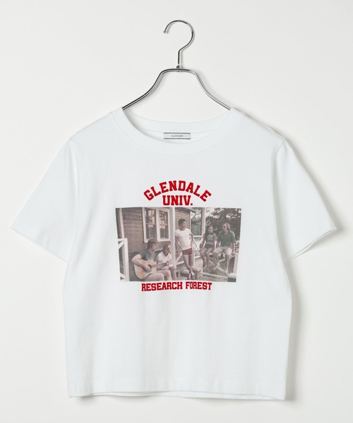BAYFLOW（ベイフロー）の「コンパクトフォトプリントTシャツ（Tシャツ/カットソー・レディース・レッド/ネイビー/グリーン・FREE）」の14枚目の写真