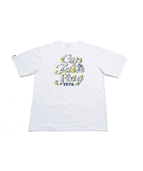CAPTAIN STAG(キャプテンスタッグ)の「50th CAPTAIN STAG T-Shirt(ポップロゴ)(Tシャツ/カットソー・メンズ・ホワイト/ブラック・LARGE/MEDIUM/SMALL/X-LARGE)」の1枚目の写真