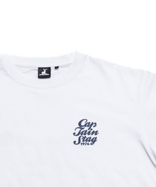 CAPTAIN STAG(キャプテンスタッグ)の「50th CAPTAIN STAG T-Shirt(ポップロゴ)(Tシャツ/カットソー・メンズ・ホワイト/ブラック・LARGE/MEDIUM/SMALL/X-LARGE)」の5枚目の写真