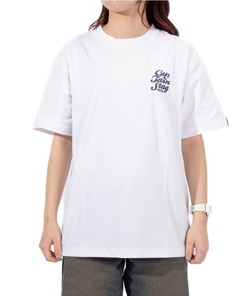 CAPTAIN STAG(キャプテンスタッグ)の「50th CAPTAIN STAG T-Shirt(ポップロゴ)(Tシャツ/カットソー・メンズ・ホワイト/ブラック・LARGE/MEDIUM/SMALL/X-LARGE)」の9枚目の写真