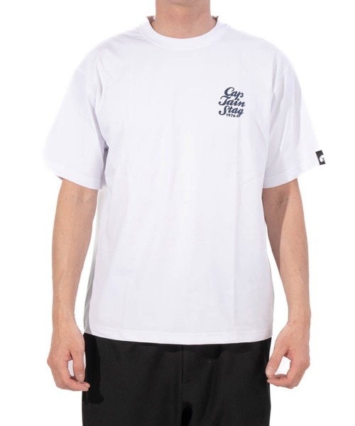 CAPTAIN STAG(キャプテンスタッグ)の「50th CAPTAIN STAG T-Shirt(ポップロゴ)(Tシャツ/カットソー・メンズ・ホワイト/ブラック・LARGE/MEDIUM/SMALL/X-LARGE)」の12枚目の写真