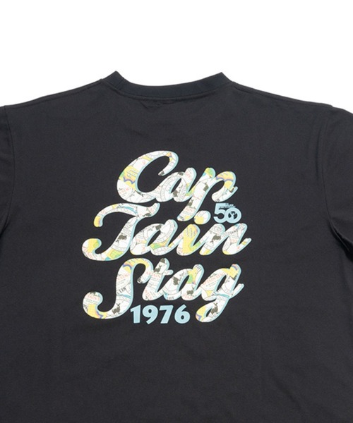 CAPTAIN STAG(キャプテンスタッグ)の「50th CAPTAIN STAG T-Shirt(ポップロゴ)(Tシャツ/カットソー・メンズ・ホワイト/ブラック・LARGE/MEDIUM/SMALL/X-LARGE)」の8枚目の写真