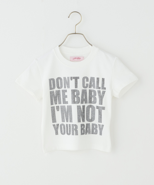 SupBaby by SUPPLIER(サプベイビーバイサプライヤー)の「SupBaby by SUPPLIER I'm Not Your Baby Cropped Tee(Tシャツ/カットソー・レディース・ホワイト/ブラック・SMALL)」の16枚目の写真