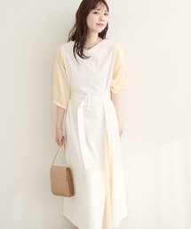 〈ちょっちゃん企画〉きれいめポンチ×ストライプワンピース