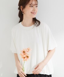 SHOO・LA・RUE | 【ひんやり/洗濯機可】インせず着られる バルーンデザインTシャツ(Tシャツ/カットソー)