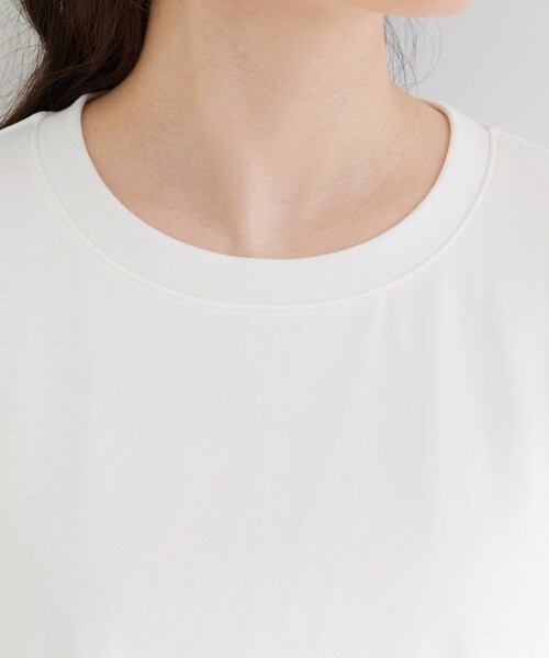 SHOO・LA・RUE（シューラルー）の「【ひんやり/洗濯機可】インせず着られる バルーンデザインTシャツ（Tシャツ/カットソー・レディース・ブラック/ホワイト・03/02）」の14枚目の写真