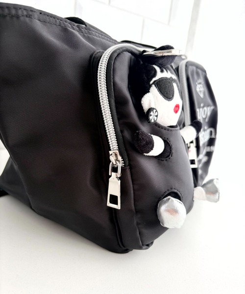 HAPPY FACE(ハッピーフェイス)の「EMMAドール付2WAYバッグ BK(ショルダーバッグ・レディース・ブラック・ONE SIZE)」の5枚目の写真