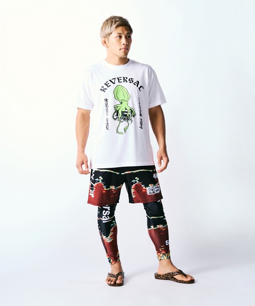 reversal.dogi.design.works（リバーサル・ドーギ・デザイン・ワークス）の「＜reversal/リバーサル＞SQUID DRY TEE スクイッド ドライ Tシャツ（Tシャツ/カットソー・メンズ・ホワイト系その他/ブラック系その他/ホワイト系その他2/ブラック系その他2・M/L/XL/2XL）」の12枚目の写真
