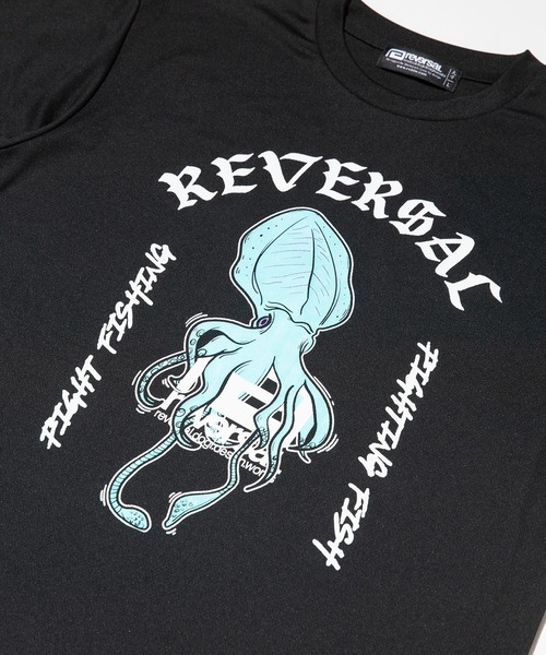 reversal.dogi.design.works（リバーサル・ドーギ・デザイン・ワークス）の「＜reversal/リバーサル＞SQUID DRY TEE スクイッド ドライ Tシャツ（Tシャツ/カットソー・メンズ・ホワイト系その他/ブラック系その他/ホワイト系その他2/ブラック系その他2・M/L/XL/2XL）」の18枚目の写真