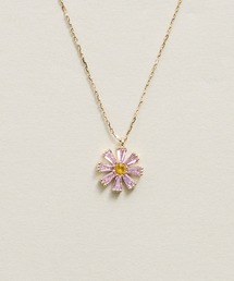 Zoule（ゾーラ）の「Zoule ゾーラ：FLOWER LETTER SERIES　jewel flower letter 8　花言葉　コスモス　ネックレス（ネックレス）」