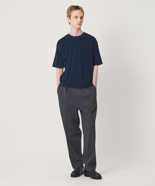 LACOSTE(ラコステ)の「<LACOSTE for BEAUTY&YOUTH> ワントーン パイル ショートスリーブ Tシャツ(Tシャツ/カットソー・メンズ・ベージュ/ネイビー/ライトブルー/ダークグレー・S/L/XL/M)」の6枚目の写真
