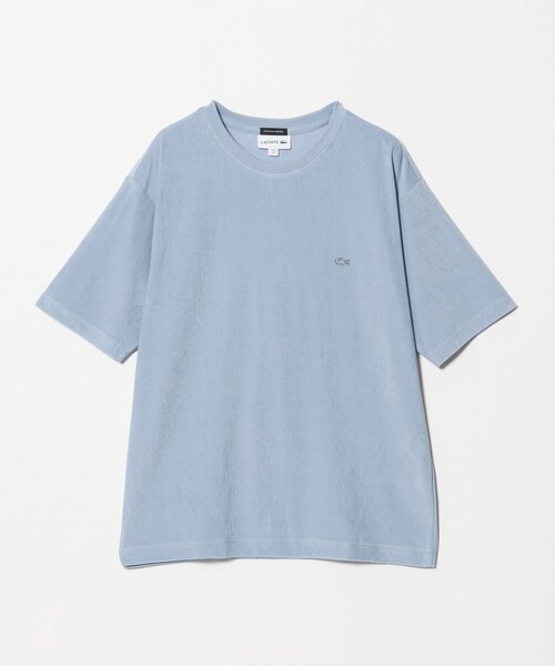 LACOSTE(ラコステ)の「<LACOSTE for BEAUTY&YOUTH> ワントーン パイル ショートスリーブ Tシャツ(Tシャツ/カットソー・メンズ・ベージュ/ネイビー/ライトブルー/ダークグレー・S/L/XL/M)」の21枚目の写真