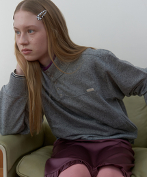 COOKIE & CREAM HALF-ZIP SWEAT_GREY