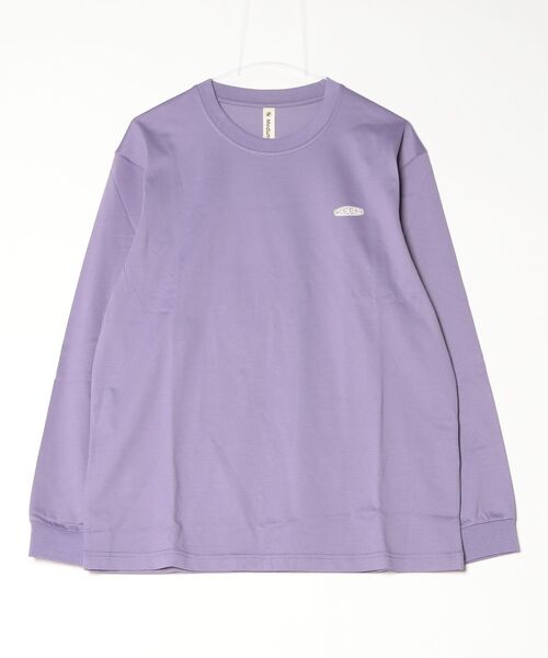 KEEN(キーン)の「【New color】OC/RP LOGO LS TEE / オーシーアールピー ロゴ ロングスリーブ ティー(Tシャツ/カットソー・レディース・パープル・XL/S/M/L)」の1枚目の写真