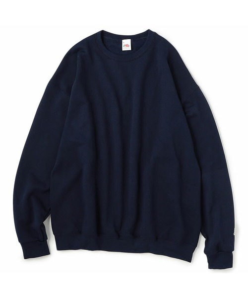 FRUIT OF THE LOOM（フルーツオブザルーム）の「FRUIT NEW LOGO SWEAT（スウェット・メンズ・ブラック/ネイビー・L/M/S）」の2枚目の写真