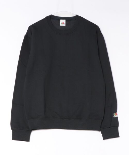 FRUIT OF THE LOOM（フルーツオブザルーム）の「FRUIT NEW LOGO SWEAT（スウェット・メンズ・ブラック/ネイビー・L/M/S）」の6枚目の写真