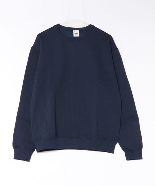 FRUIT OF THE LOOM（フルーツオブザルーム）の「FRUIT NEW LOGO SWEAT（スウェット・メンズ・ブラック/ネイビー・L/M/S）」の7枚目の写真