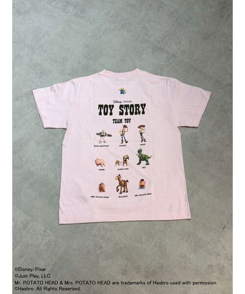 MURUA（ムルーア）の「【トイストーリー】キッズTシャツ（Tシャツ/カットソー・レディース・ピンク・FREE）」の2枚目の写真