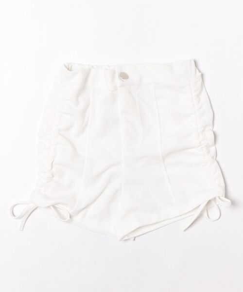 NinaetLina(ニナエリナ)の「シャーリングショートパンツ(その他パンツ・レディース・ホワイト/ブラック・M/L/S)」の5枚目の写真