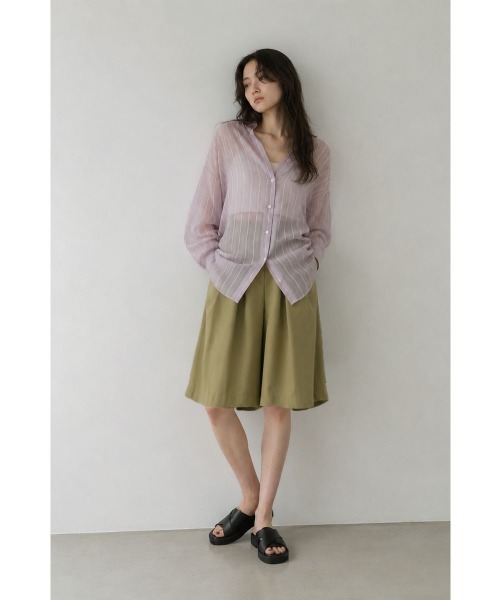 marjour(マージュール)の「ALLDAY UTILITY HALF PANTS(その他パンツ・レディース・カーキ/ブラック・M)」の17枚目の写真