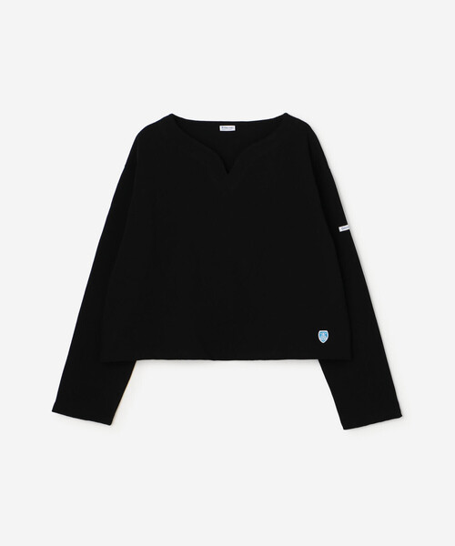 ORCIVAL(オーシバル)の「ORCIVAL | コットンロード スキッパーネック長袖カットソー WOMEN(Tシャツ/カットソー・レディース・ブラック系その他/ホワイト系その他5/ダークブラウン/グレー系その他/ブラック/アイボリー・1)」の4枚目の写真