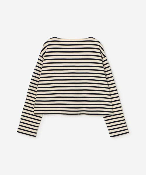 ORCIVAL(オーシバル)の「ORCIVAL | コットンロード スキッパーネック長袖カットソー WOMEN(Tシャツ/カットソー・レディース・ブラック系その他/ホワイト系その他5/ダークブラウン/グレー系その他/ブラック/アイボリー・1)」の8枚目の写真