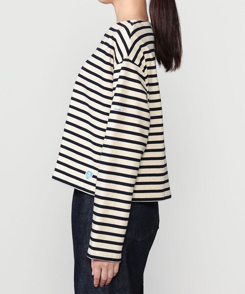 ORCIVAL(オーシバル)の「ORCIVAL | コットンロード スキッパーネック長袖カットソー WOMEN(Tシャツ/カットソー・レディース・ブラック系その他/ホワイト系その他5/ダークブラウン/グレー系その他/ブラック/アイボリー・1)」の15枚目の写真