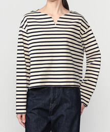 ORCIVAL | コットンロード スキッパーネック長袖カットソー WOMEN