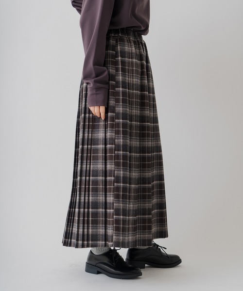 Kelen（ケレン）の「「KELEN / ケレン」親子プリーツスカート（スカート・レディース・ダークブラウン/ブルー/チャコールグレー・S/M）」の19枚目の写真