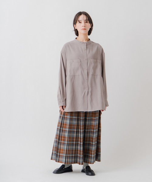 Kelen（ケレン）の「「KELEN / ケレン」親子プリーツスカート（スカート・レディース・ダークブラウン/ブルー/チャコールグレー・S/M）」の22枚目の写真