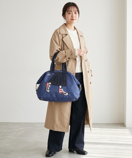 mis zapatos(ミス サパト)の「mis zapatos ロングスカート2wayボストンショルダー(ボストンバッグ・レディース・カーキ/ネイビー/ベージュ・FREE)」の12枚目の写真