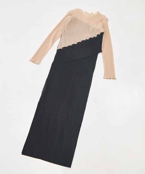 kotohayokozawa(コトハヨコザワ)の「【kotohayokozawa/コトハヨコザワ】《STUDIOUS別注》SHEER DOCKING DRESS/ウォッシャブル(ワンピース・レディース・ブラック/ネイビー/パープル・1/2)」の20枚目の写真